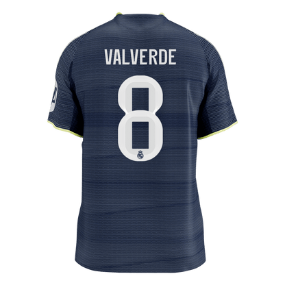 VALVERDE #8 Men's Real Madrid 2025/26 Player Version Away Soccer Jersey - Slim Fit [PREMIUM]
