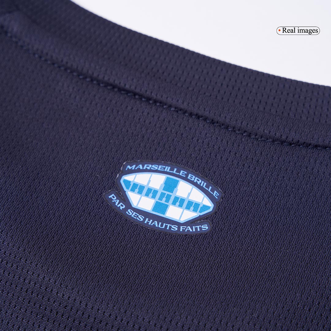 Kid's Marseille 2025/26 Away Soccer Jersey Kit
