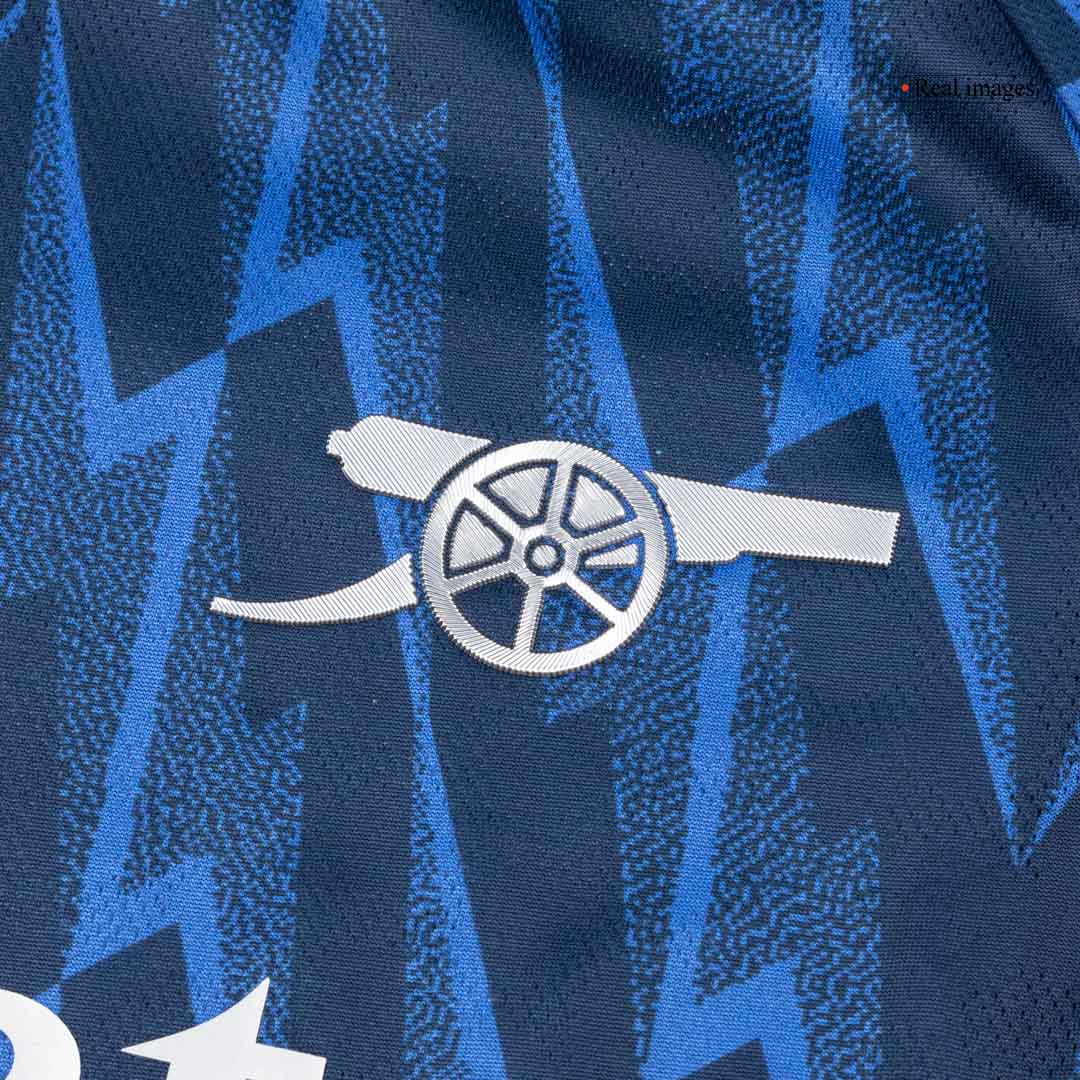 SAKA #7 Men's Arsenal 2025/26 Player Version Away Soccer Jersey - Slim Fit