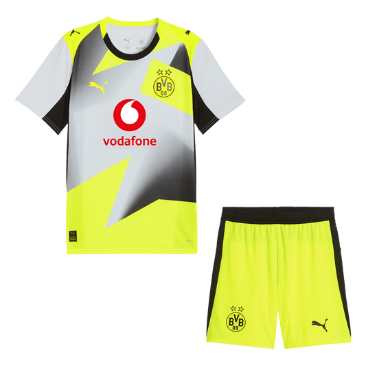 Men's Borussia Dortmund 2025/26 Away Soccer Jersey Kit