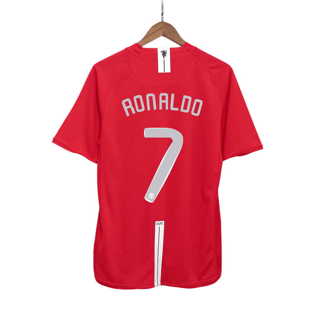 Retro RONALDO #7 Men's Manchester United UCL Final 2007/08 Home Soccer Jersey