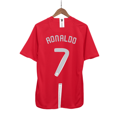 Retro RONALDO #7 Men's Manchester United UCL Final 2007/08 Home Soccer Jersey