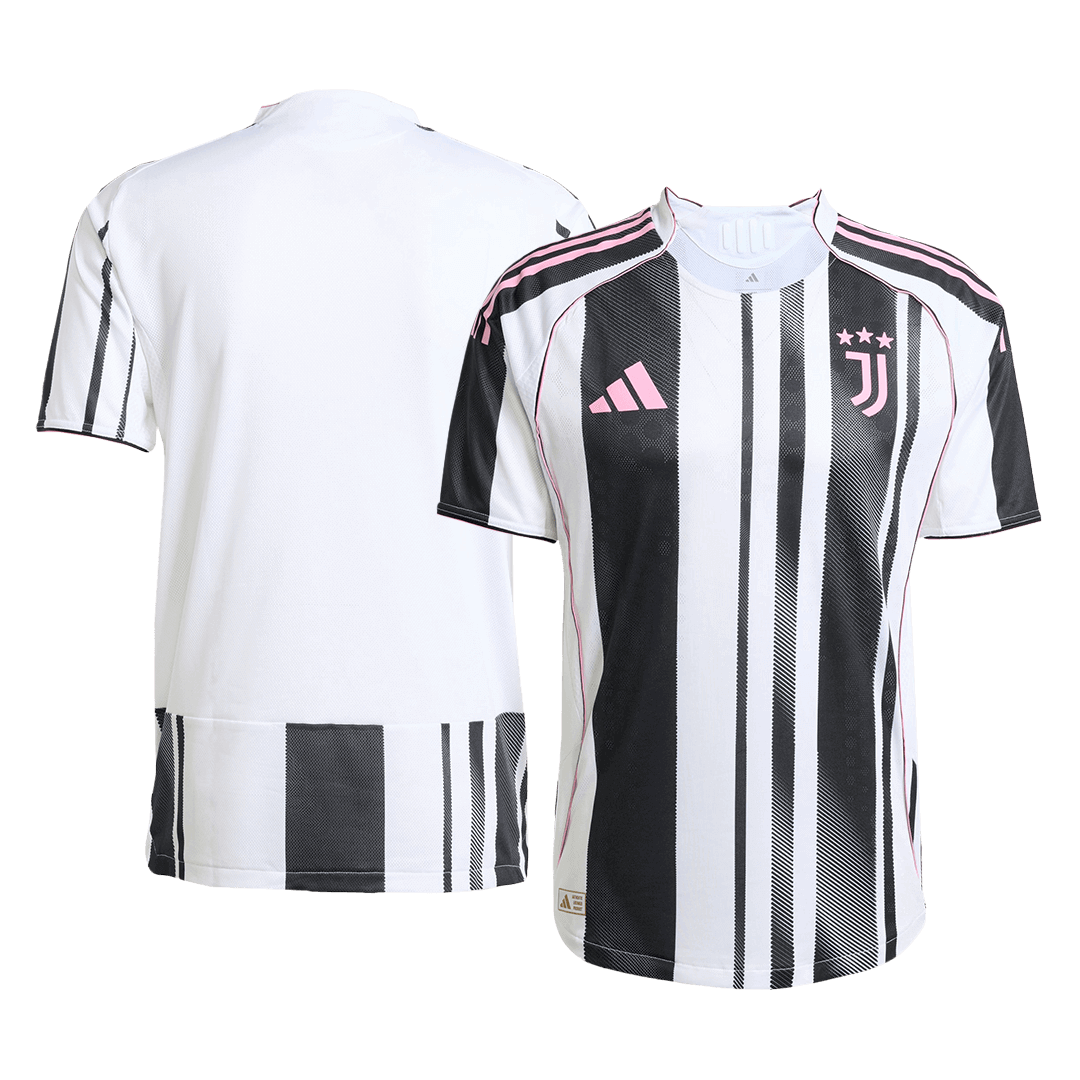Men's Juventus 2025/26 Player Version Home Soccer Jersey - Slim Fit