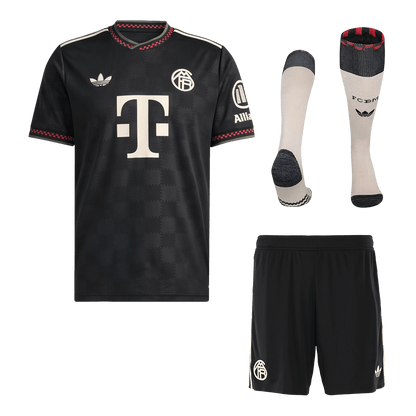 Men's Bayern Munich 2025/26 Third Away Soccer Jersey Full Kit