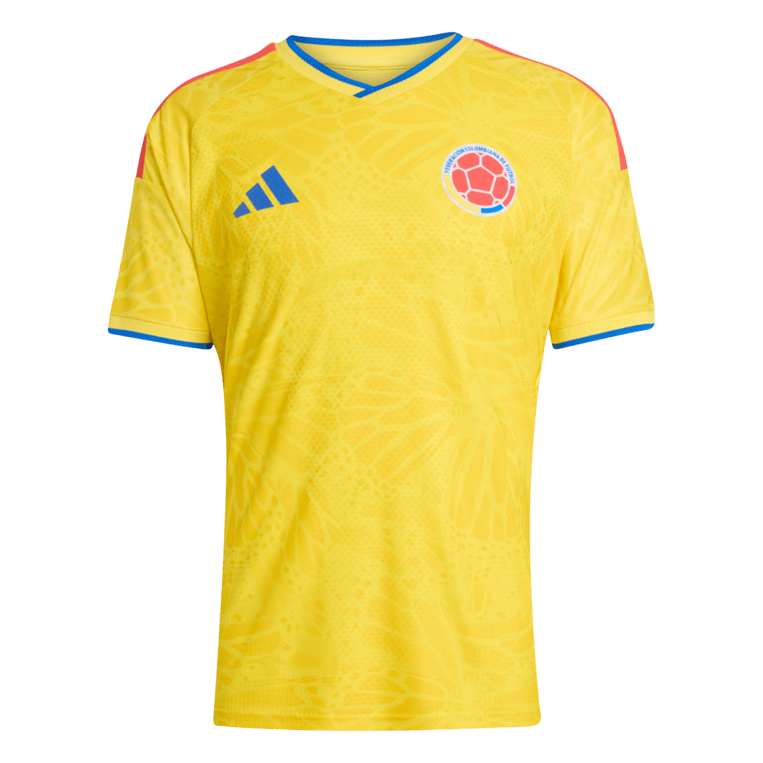 Men's Colombia World Cup 2026 Player Version Home Soccer Jersey - Slim Fit