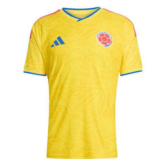 Men's Colombia World Cup 2026 Player Version Home Soccer Jersey - Slim Fit