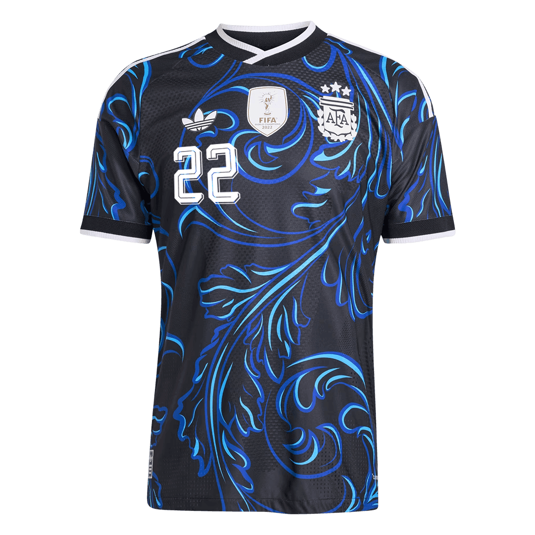 L. MARTÍNEZ #22 Men's Argentina World Cup 2026 Player Version Away Soccer Jersey - Slim Fit