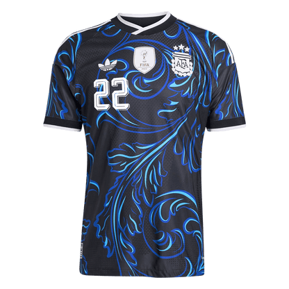 L. MARTÍNEZ #22 Men's Argentina World Cup 2026 Player Version Away Soccer Jersey - Slim Fit