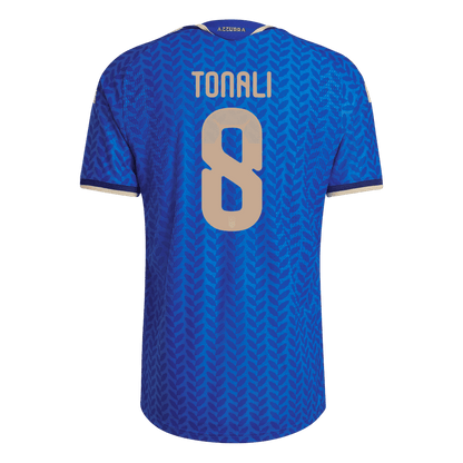TONALI #8 Men's Italy World Cup 2026 Player Version Home Soccer Jersey - Slim Fit