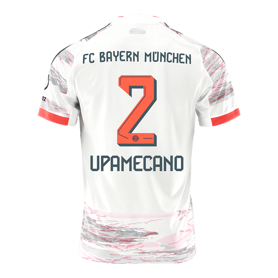 UPAMECANO #2 Men's Bayern Munich 2025/26 Away Soccer Jersey