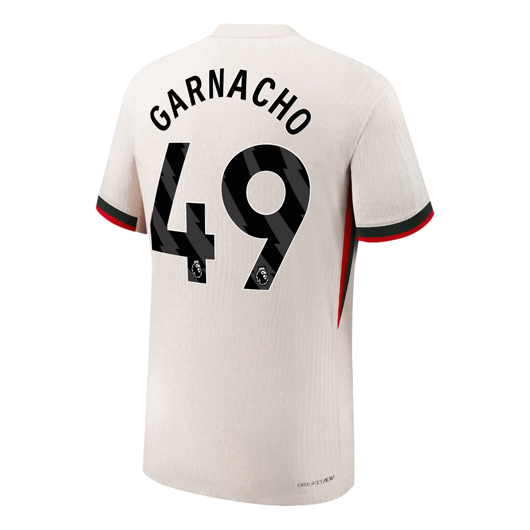 GARNACHO #49 Men's Chelsea 2025/26 Player Version Away Soccer Jersey - Slim Fit