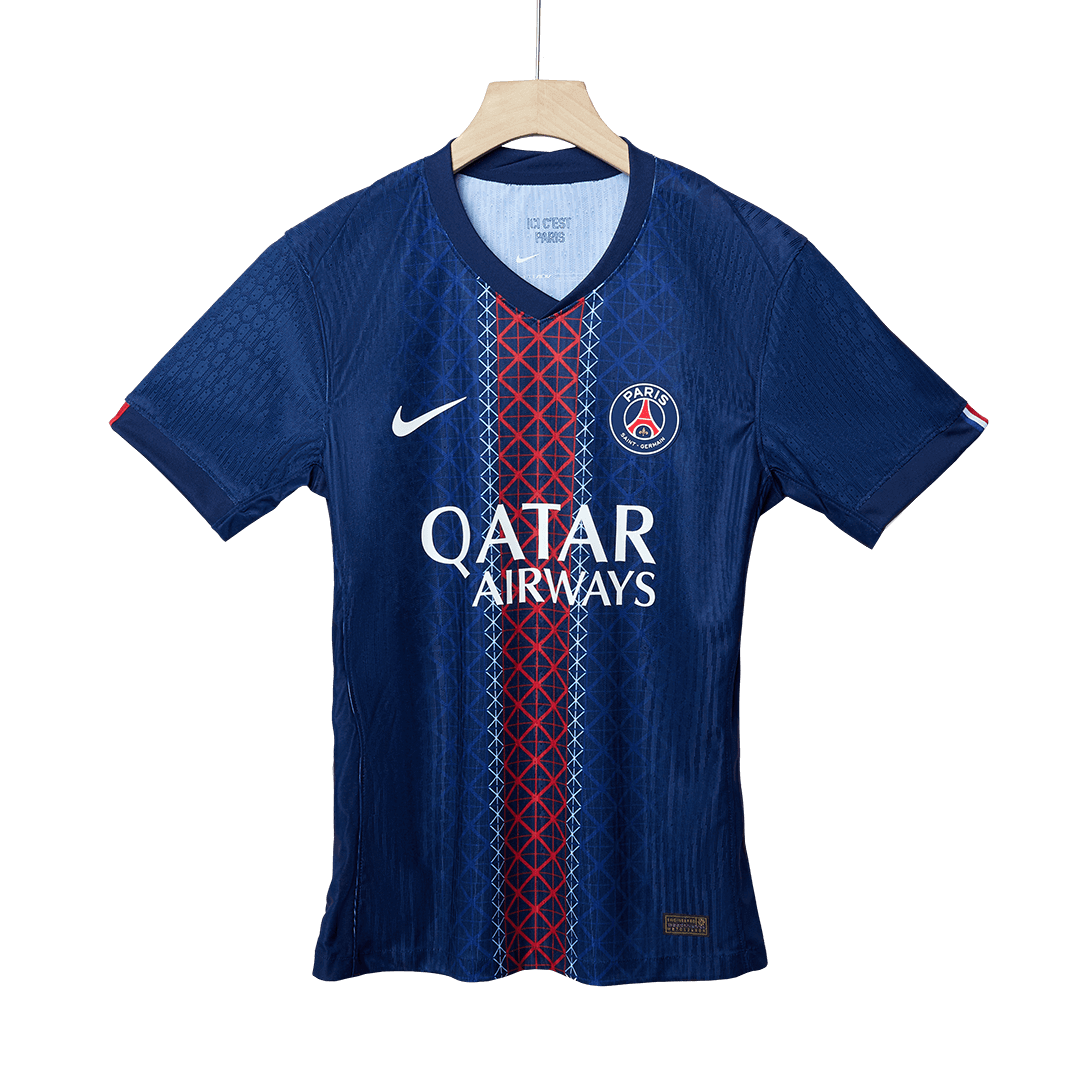 Men's PSG 2025/26 Player Version Home Soccer Jersey - Slim Fit
