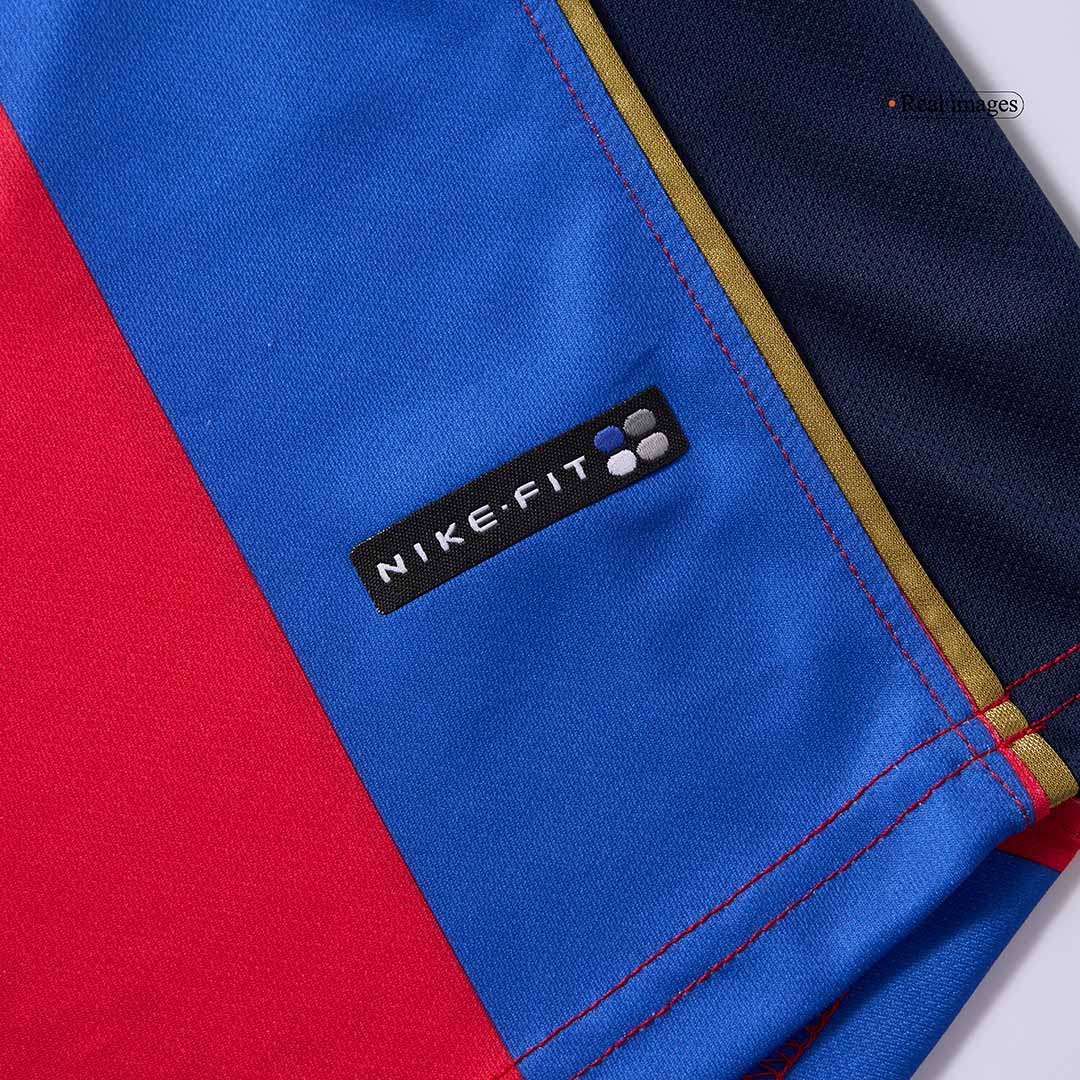 Retro XAVI #6 Men's Barcelona 2001/02 Home Soccer Jersey