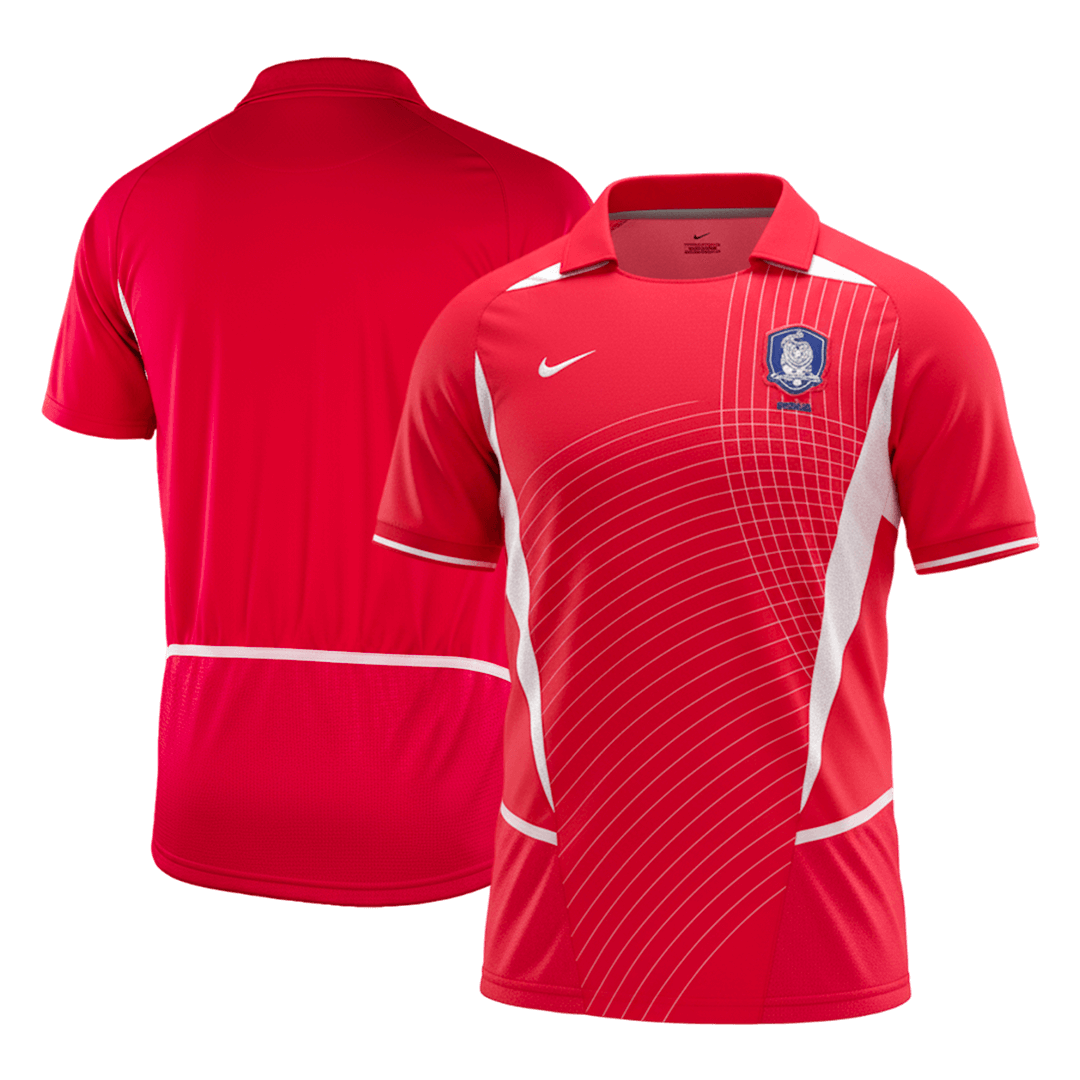Retro Men's South Korea 2002 Home Soccer Jersey