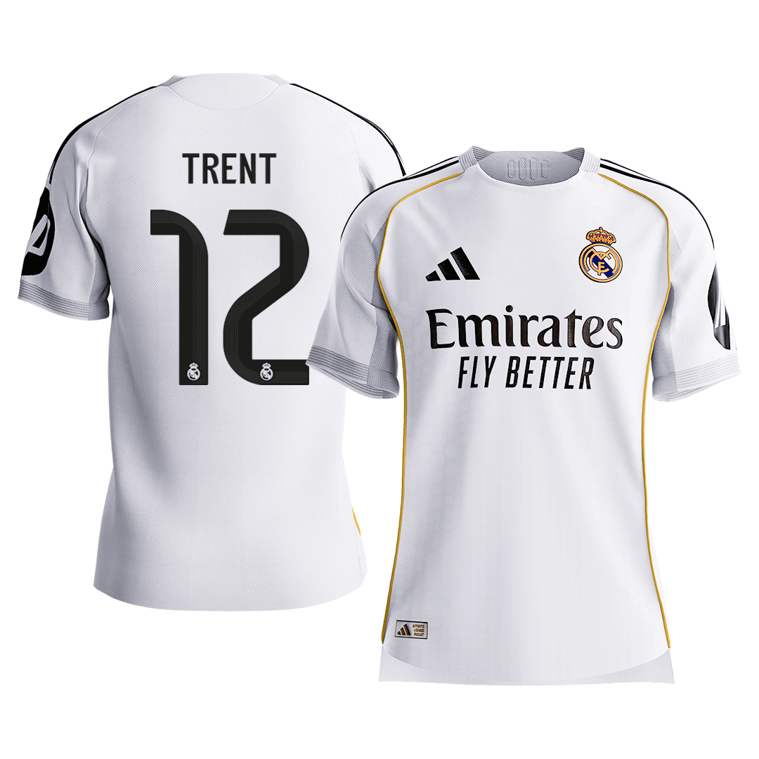 TRENT #12 Men's Real Madrid 2025/26 Player Version Home Soccer Jersey - Slim Fit [PREMIUM]