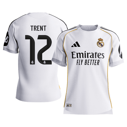 TRENT #12 Men's Real Madrid 2025/26 Player Version Home Soccer Jersey - Slim Fit [PREMIUM]