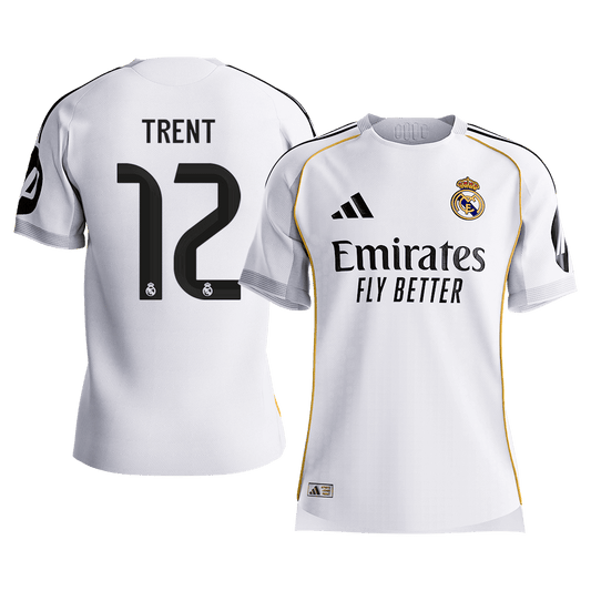 TRENT #12 Men's Real Madrid 2025/26 Player Version Home Soccer Jersey - Slim Fit [PREMIUM]