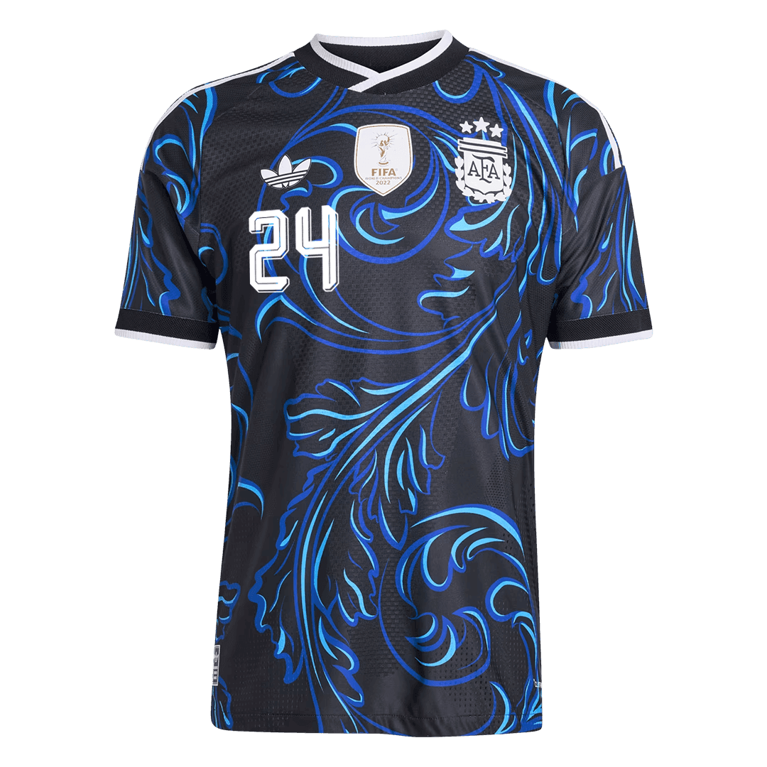 E. FERNÁNDEZ #24 Men's Argentina World Cup 2026 Player Version Away Soccer Jersey - Slim Fit