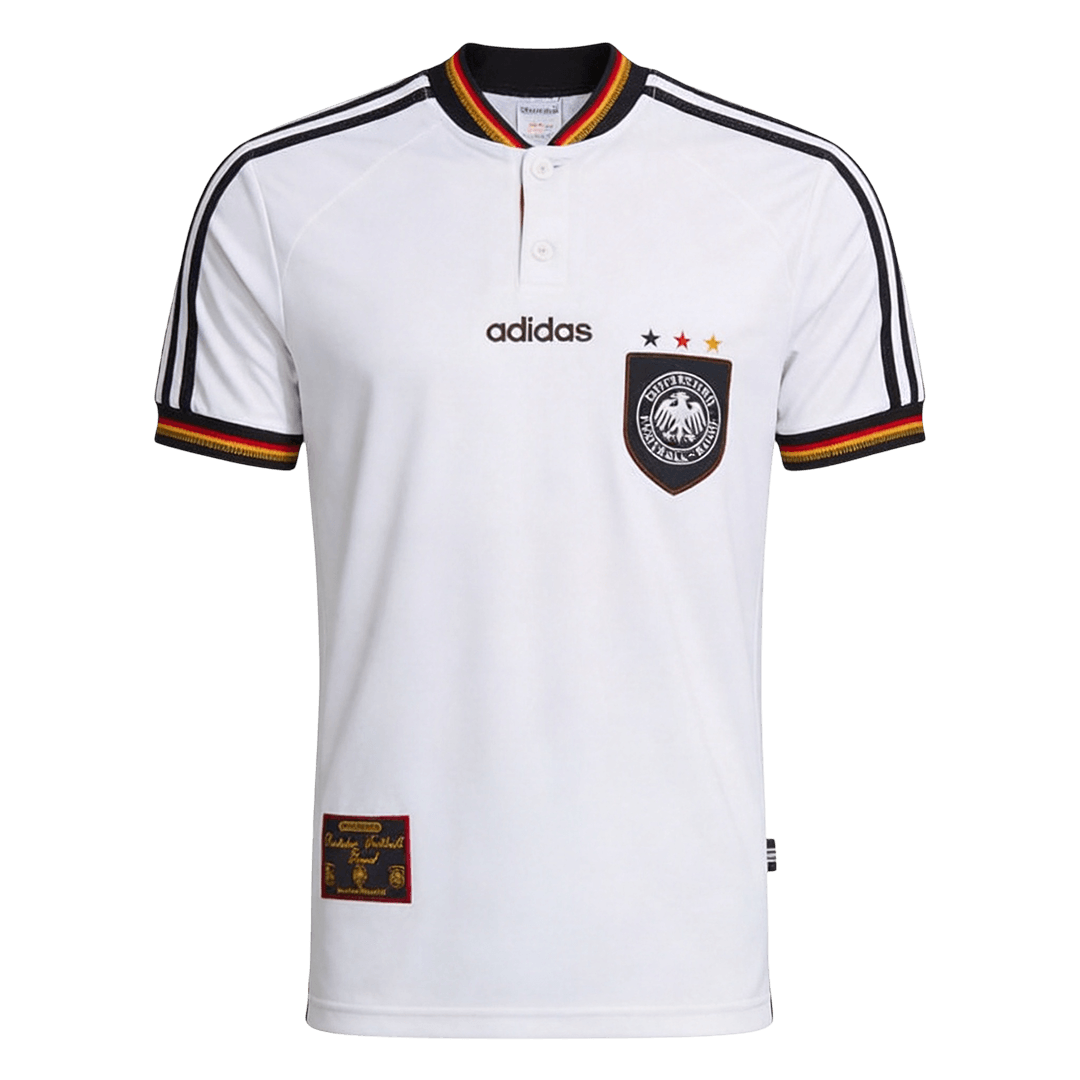 Retro Men's Germany 1996 Home Soccer Jersey