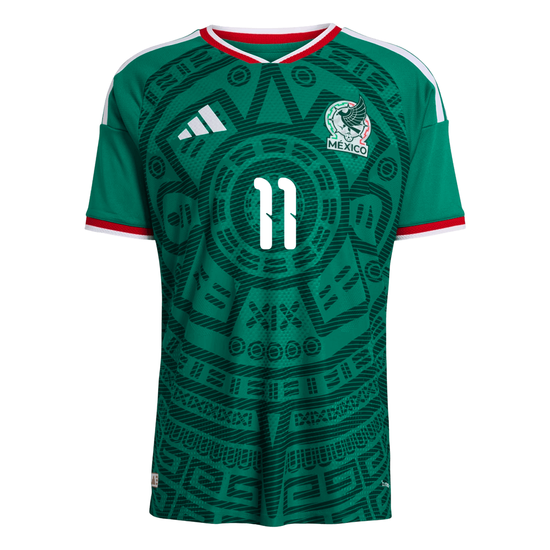 S.GIMENEZ #11 Men's Mexico World Cup 2026 Player Version Home Soccer Jersey - Slim Fit