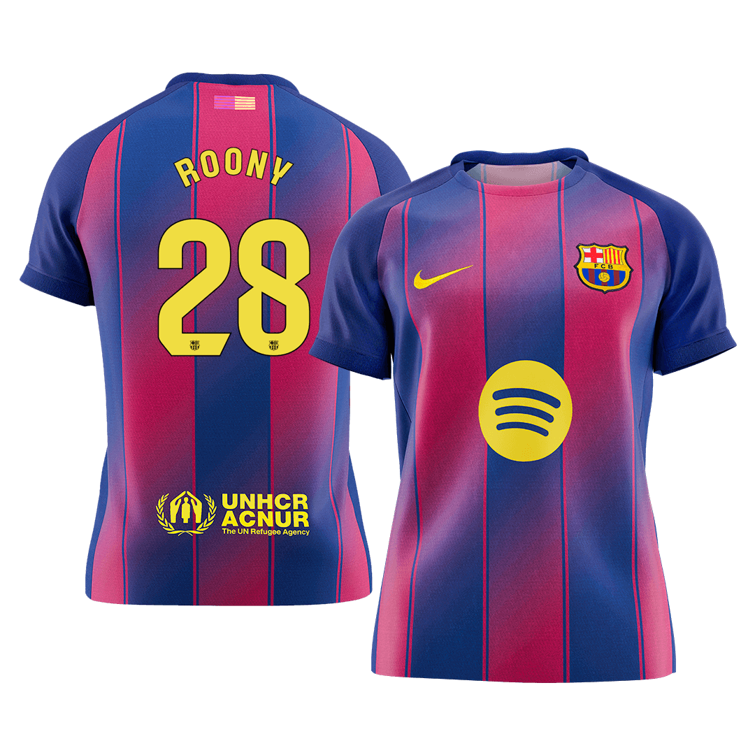 ROONY #28 Men's Barcelona 2025/26 Home Soccer Jersey [PREMIUM]