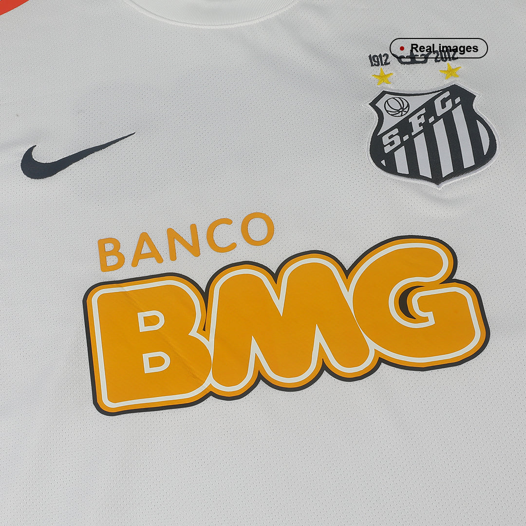 Retro NEYMAR JR #11 Men's Santos FC 2012 Home Soccer Jersey