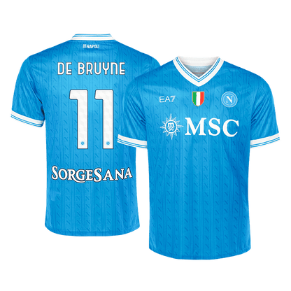 DE BRUYNE #11 Men's Napoli 2025/26 Home Soccer Jersey