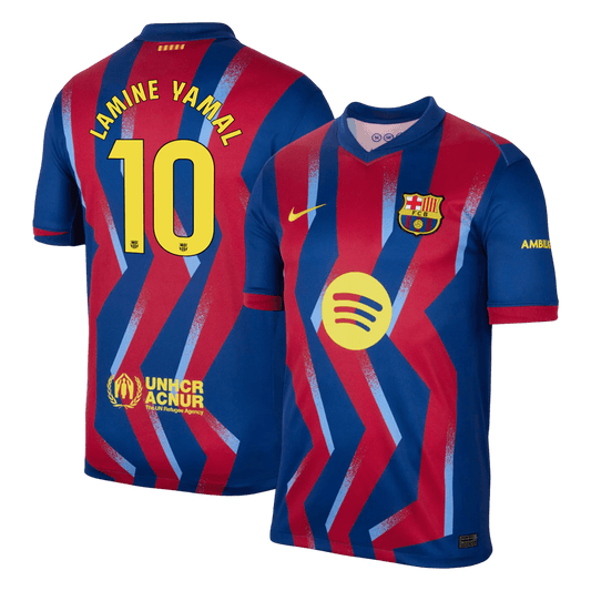 LAMINE YAMAL #10 Men's Barcelona 2025/26 Fourth Away Soccer Jersey
