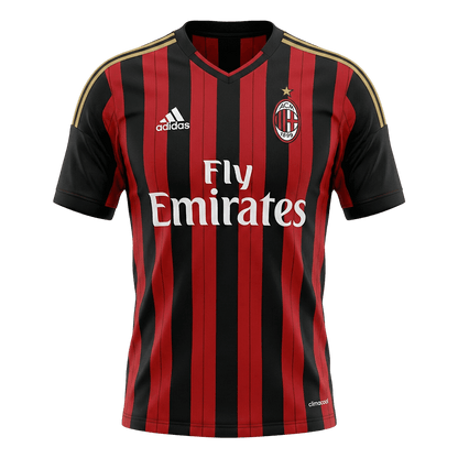Retro Men's AC Milan 2013/14 Home Soccer Jersey