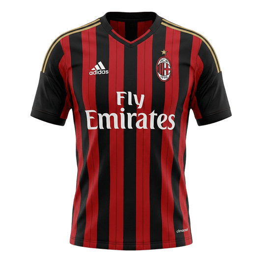 Retro Men's AC Milan 2013/14 Home Soccer Jersey