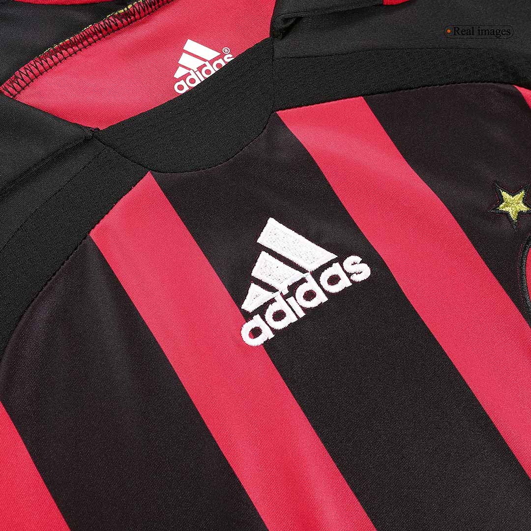 Retro RONALDO #99 Men's AC Milan 2006/07 Home Long Sleeve Soccer Jersey