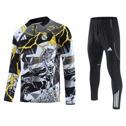Kid's Real Madrid 2025/26 Zipper Sweatshirt Kit