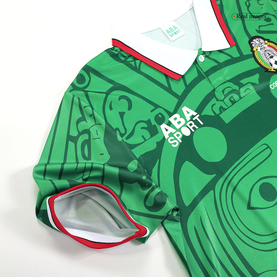 Retro Men's Mexico 1998 Home Soccer Jersey