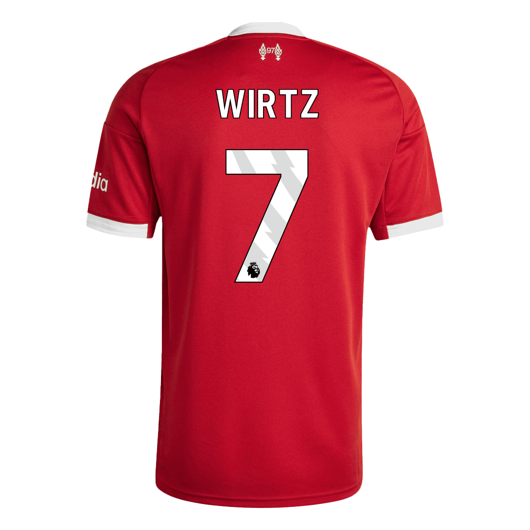 WIRTZ #7 Men's Liverpool 2025/26 Home Soccer Jersey