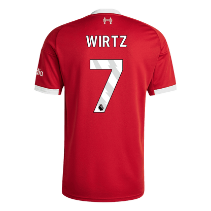 WIRTZ #7 Men's Liverpool 2025/26 Home Soccer Jersey