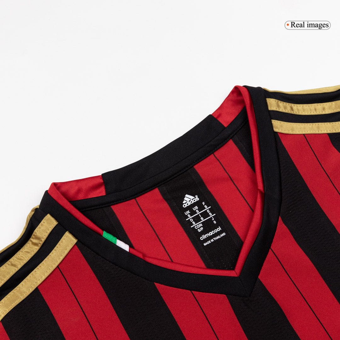 Retro Men's AC Milan 2013/14 Home Long Sleeve Soccer Jersey