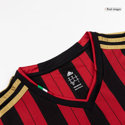 Retro Men's AC Milan 2013/14 Home Long Sleeve Soccer Jersey