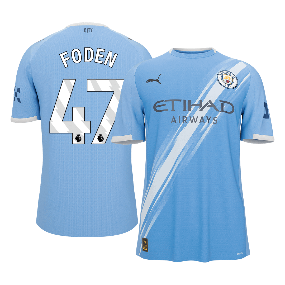 FODEN #47 Men's Manchester City 2025/26 Home Soccer Jersey [PREMIUM]