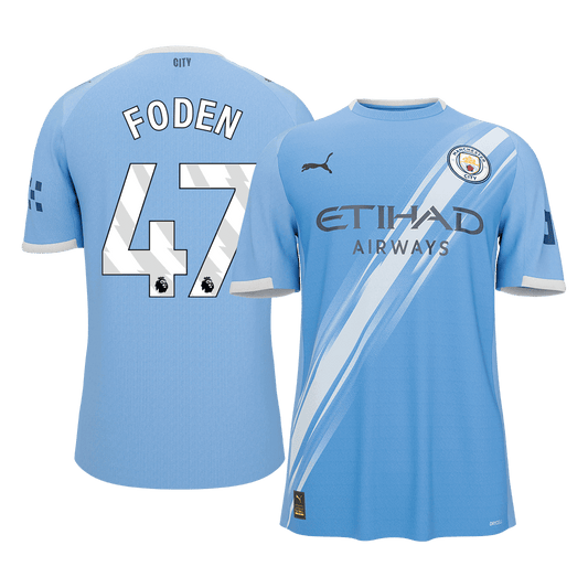 FODEN #47 Men's Manchester City 2025/26 Home Soccer Jersey [PREMIUM]