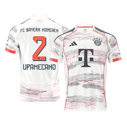 UPAMECANO #2 Men's Bayern Munich 2025/26 Away Soccer Jersey
