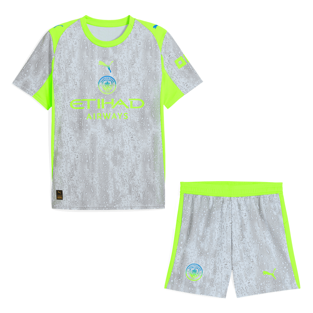 Men's Manchester City 2025/26 Third Away Soccer Jersey Kit