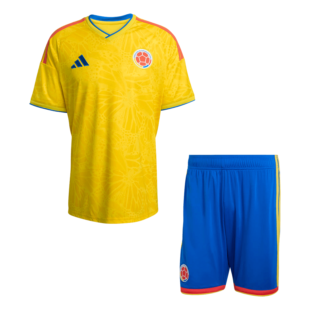 Men's Colombia World Cup 2026 Home Soccer Jersey Kit