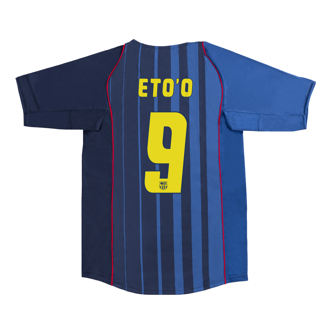 Retro ETO'O #9 Men's Barcelona 2004/05 Away Soccer Jersey