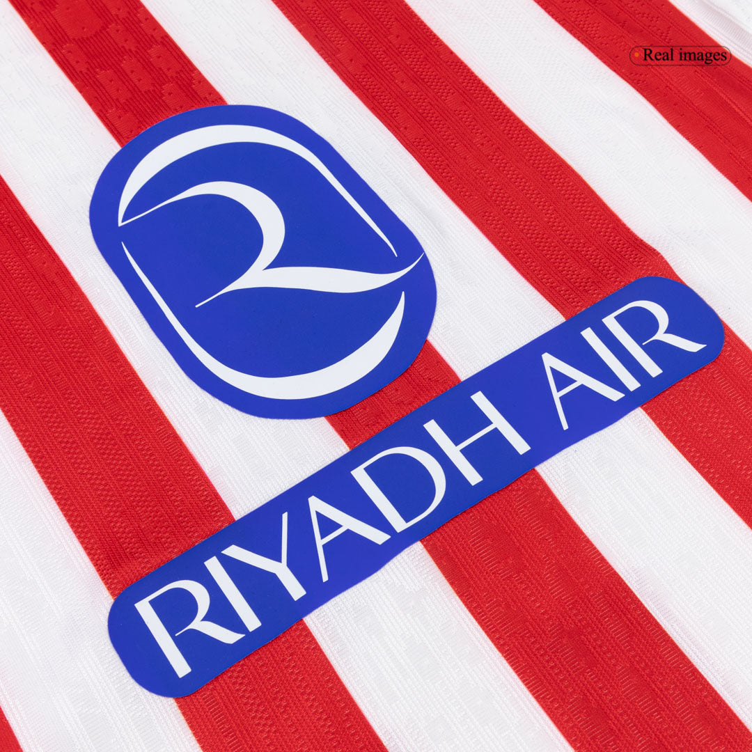 SØRLOTH #9 Men's Atletico Madrid 2025/26 Player Version Home Soccer Jersey - Slim Fit
