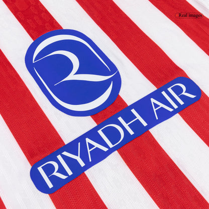 SØRLOTH #9 Men's Atletico Madrid 2025/26 Player Version Home Soccer Jersey - Slim Fit