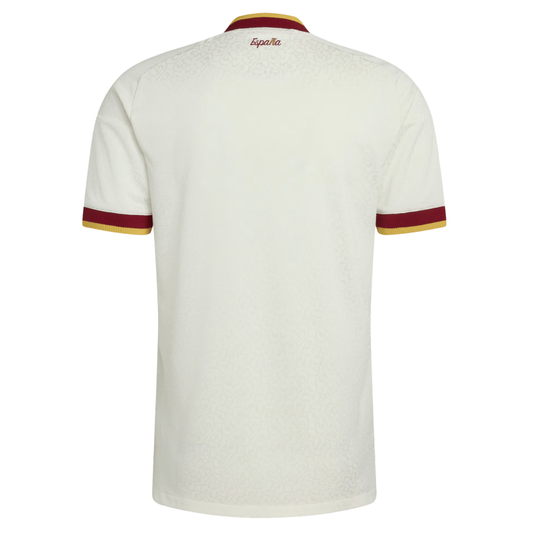 Men's Spain World Cup 2026 Player Version Away Soccer Jersey - Slim Fit