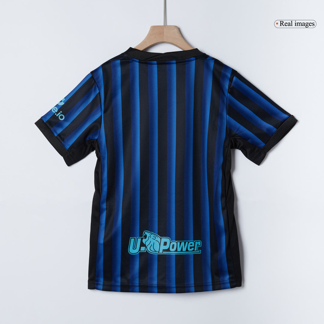 Kid's Inter Milan 2025/26 Home Soccer Jersey Kit