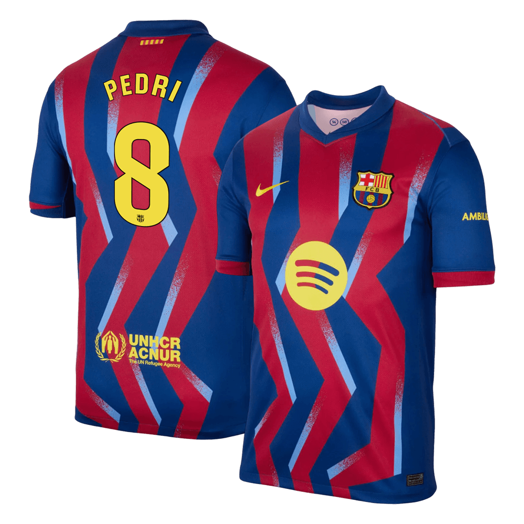 PEDRI #8 Men's Barcelona 2025/26 Fourth Away Soccer Jersey