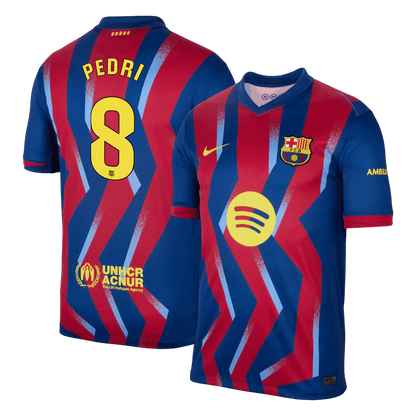 PEDRI #8 Men's Barcelona 2025/26 Fourth Away Soccer Jersey