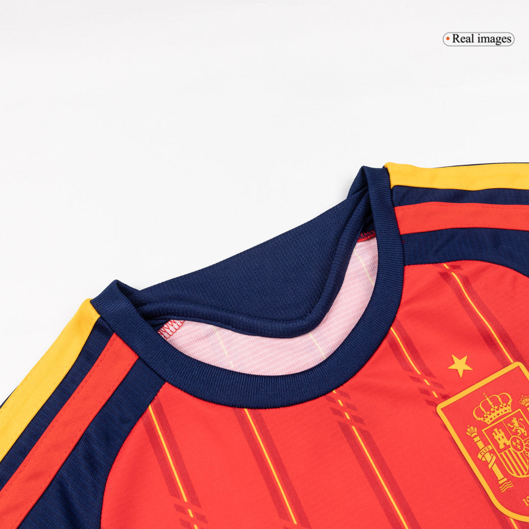 Kid's Spain World Cup 2026 Home Soccer Jersey Kit [PREMIUM]